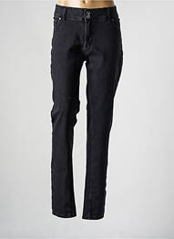 Jeans coupe slim stretch taille normale noir IMITZ femme
