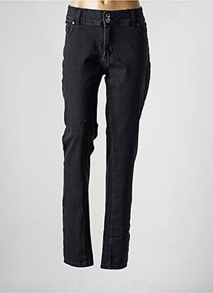 Jeans coupe slim stretch taille normale noir IMITZ femme