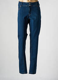 Jeans coupe slim stretch taille normale bleu IMITZ femme
