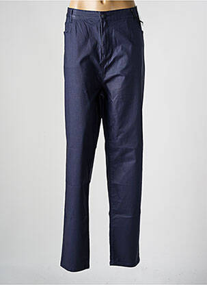 Pantalon slim tissage enduit taille normale bleu S.QUISE femme