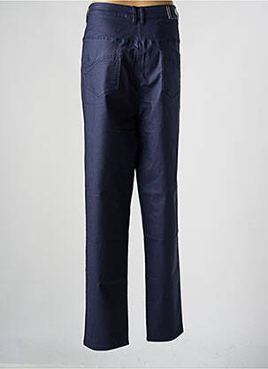 Pantalon slim tissage enduit taille normale bleu S.QUISE femme