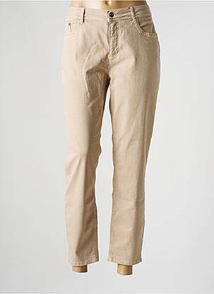 Jeans coupe slim taille normale taille normale beige JENSEN femme