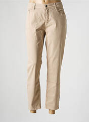 Jeans coupe slim beige JENSEN pour femme seconde vue