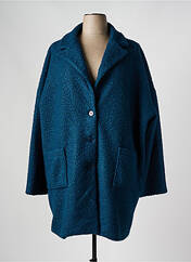 Manteau long bleu FRANCK ANNA pour femme seconde vue