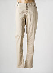 Pantalon slim beige JENSEN pour femme seconde vue