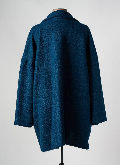 Manteau long bleu FRANCK ANNA pour femme
