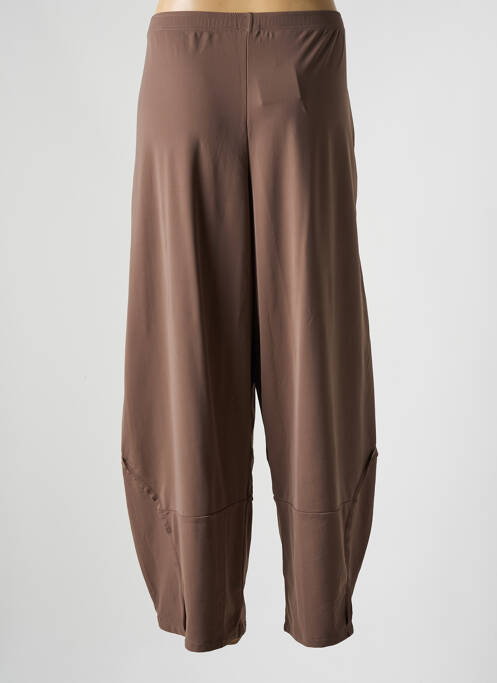 Pantalon 7/8 marron G!OZE pour femme