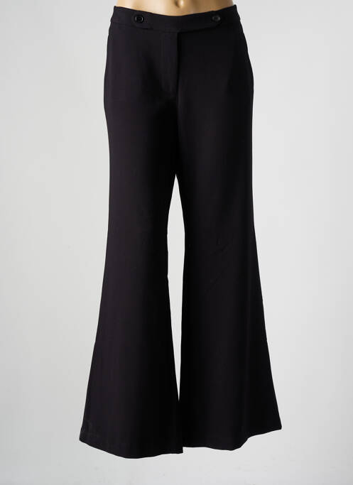 Pantalon flare noir SEMIOLOGY pour femme