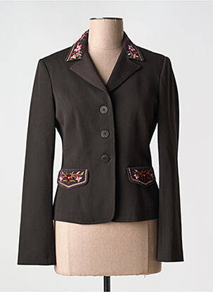 Blazer poches marron VERTIGO femme