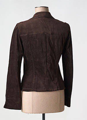 Veste chic fermeture boutonnée sur le devant marron VERTIGO femme