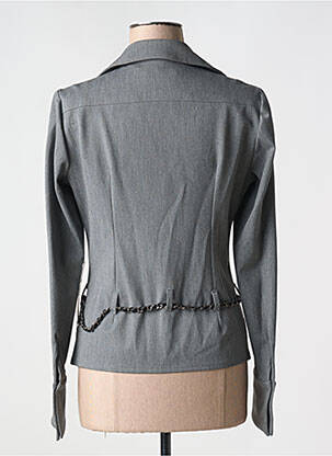 Chemisier coupe cintrée manches longues gris VERTIGO femme