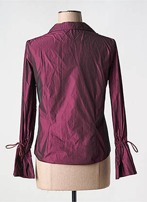 Chemisier coupe cintrée manches longues violet ROSA ROSAM femme