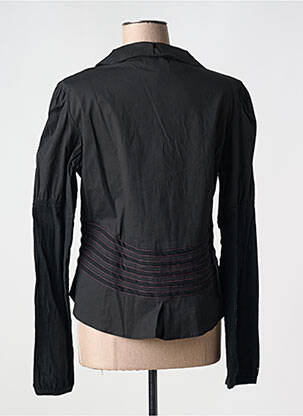 Chemisier coupe cintrée manches longues noir MOLOKO femme