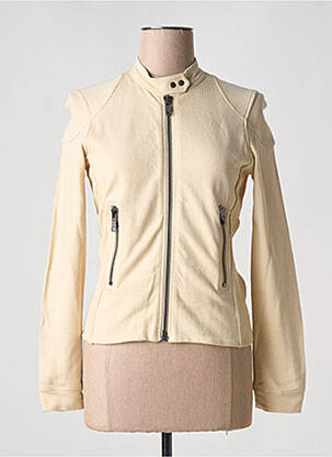 Veste casual poches beige LA FEE MARABOUTEE femme