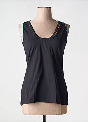 Débardeur stretch sans manche noir SAVE THE QUEEN femme