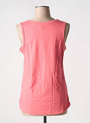 Débardeur stretch sans manche rose ORIENTIQUE NATURALLY femme