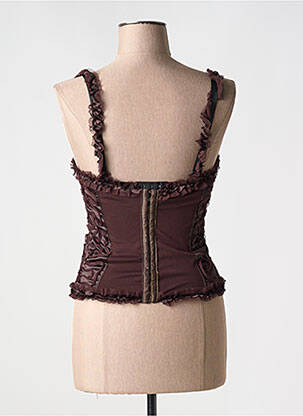 Corset avec armature marron EMPHASIS femme