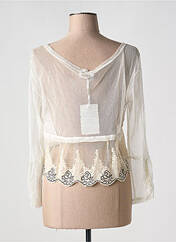 Gilet manches longues beige ELISA CAVALETTI pour femme seconde vue