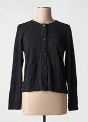 Gilet manches longues noir MALOKA pour femme seconde vue