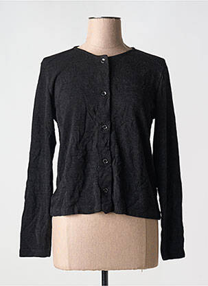 Gilet manches longues noir MALOKA pour femme