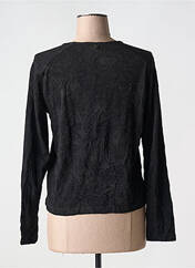 Gilet manches longues noir MALOKA pour femme seconde vue