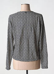 Gilet manches longues noir MALOKA pour femme seconde vue