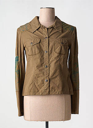 Chemisier marron POUSSIERE D'ETOLE pour femme