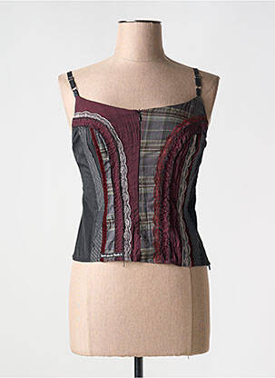 Top violet LES FILLES À LA VANILLE pour femme