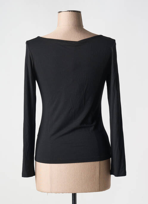 T-shirt manches longues manches longues noir AQUAJEANS femme