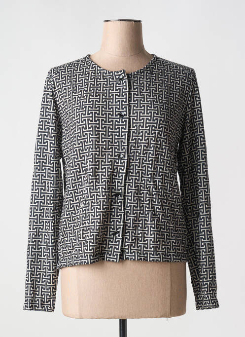 Gilet manches longues noir MALOKA pour femme