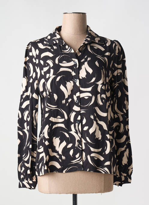 Chemisier noir LA FEE MARABOUTEE pour femme