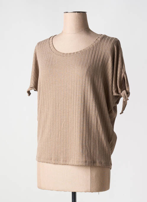 Pull marron CREAM pour femme