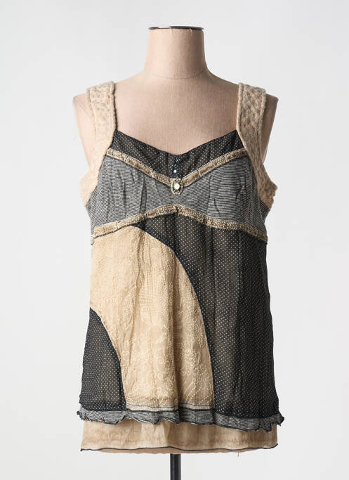 Tunique sans manche beige ELISA CAVALETTI pour femme