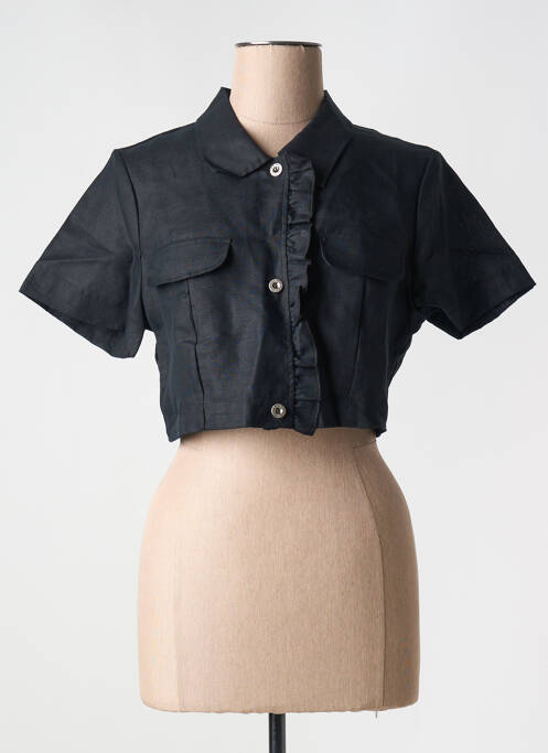 Veste casual noir MALOKA pour femme