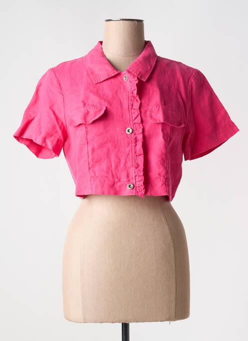 Veste casual rose MALOKA pour femme