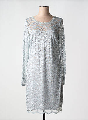 Robe courte manches longues manches longues gris SPARKLE BY ETINCELLE femme