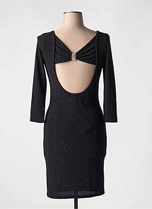 Robe courte manches longues manches longues noir JUS D'ORANGE femme