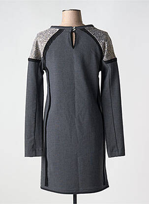 Robe courte manches longues manches longues gris DANIELA DALLAVALLE femme