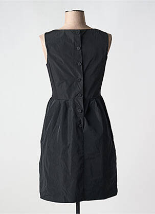 Robe courte sans manche sans manche noir POUSSIERE D'ETOLE femme