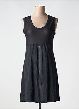 Robe courte sans manche sans manche noir LAUREN VIDAL femme