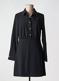 Robe courte manches longues manches longues noir LA FEE MARABOUTEE femme
