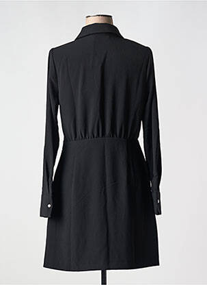 Robe courte manches longues manches longues noir LA FEE MARABOUTEE femme