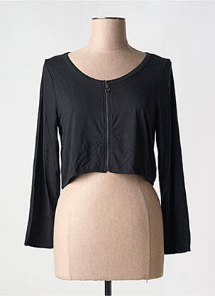 Boléro manches longues noir MALOKA femme