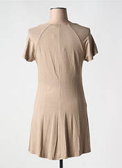 Robe courte marron LAUREN VIDAL pour femme seconde vue