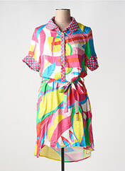 Robe courte rose MADEMOISELLE SANS GÊNE pour femme seconde vue