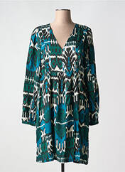 Robe courte vert LA FEE MARABOUTEE pour femme seconde vue