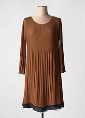 Robe mi-longue marron LA FEE MARABOUTEE pour femme seconde vue