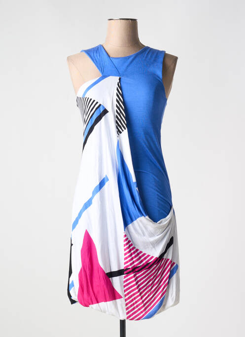 Robe courte bleu PARAMITA pour femme