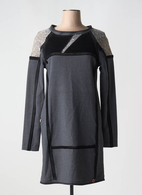 Robe courte gris DANIELA DALLAVALLE pour femme