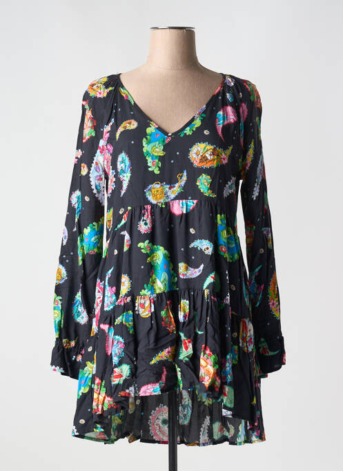 Robe courte noir PEACE + LOVE pour femme